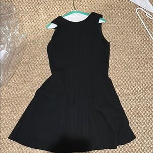 Theory Black A-Line Sleeveless Cocktail Dress